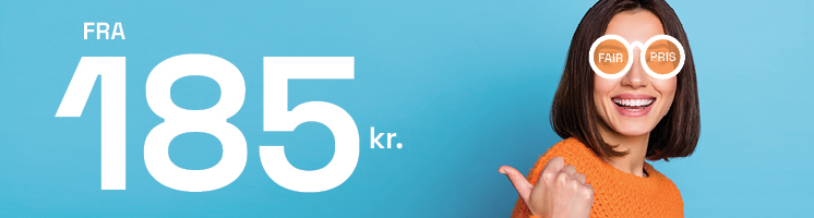 Billige briller med FAIR PRIS fra Friis Optik